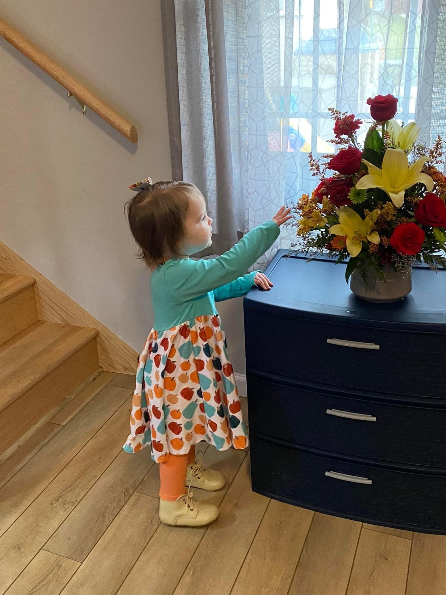 Autumn Pumpkins Dress