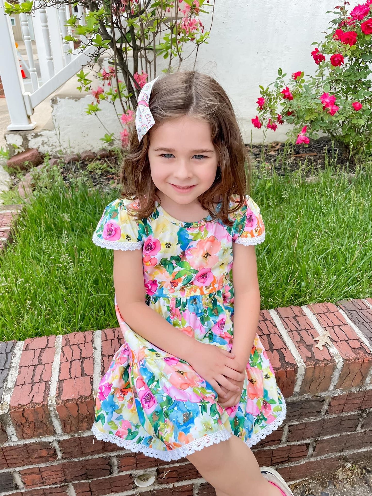 Floral Medley Lace Dress