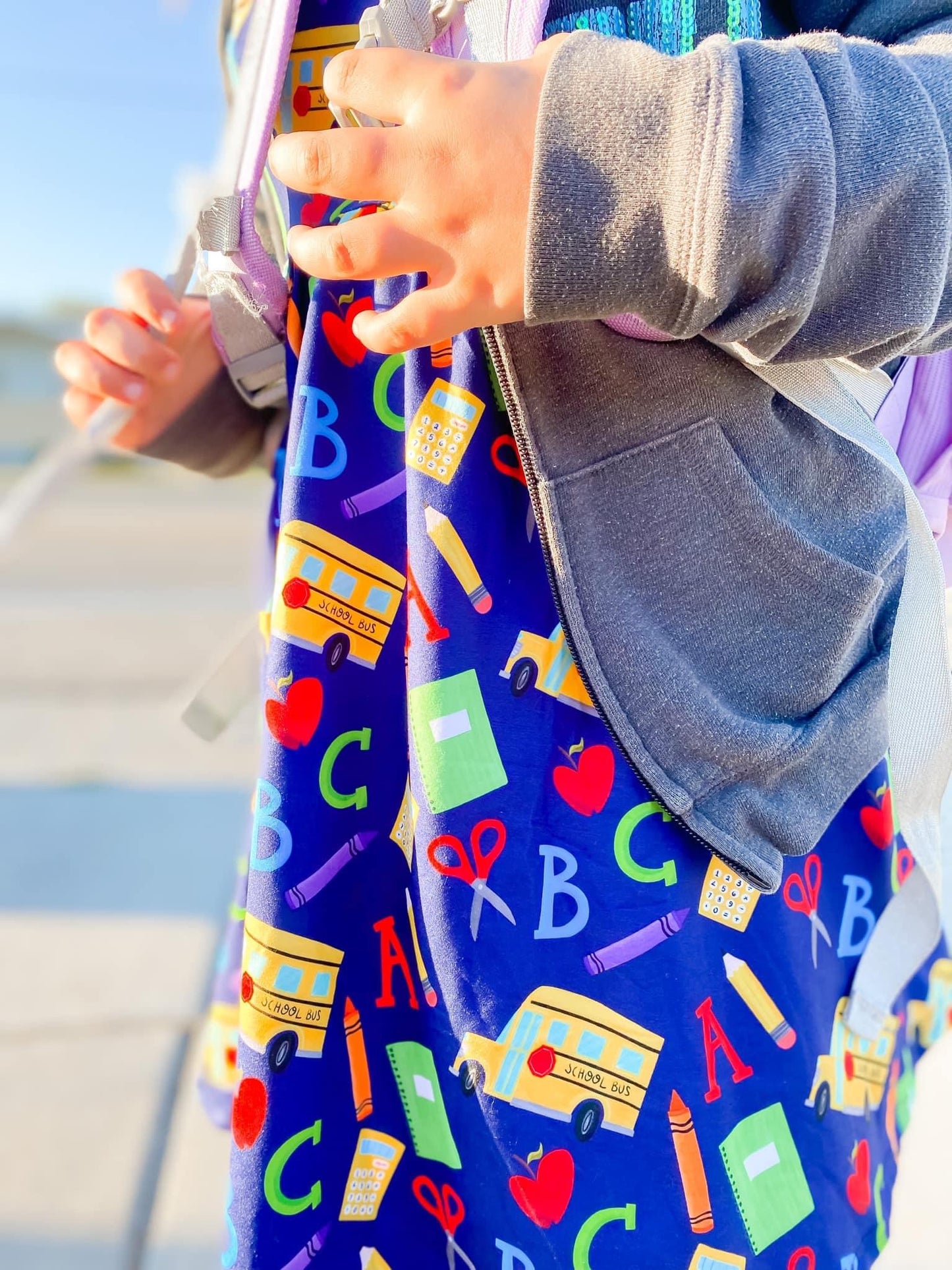 ABC School Bus Twirl Dress
