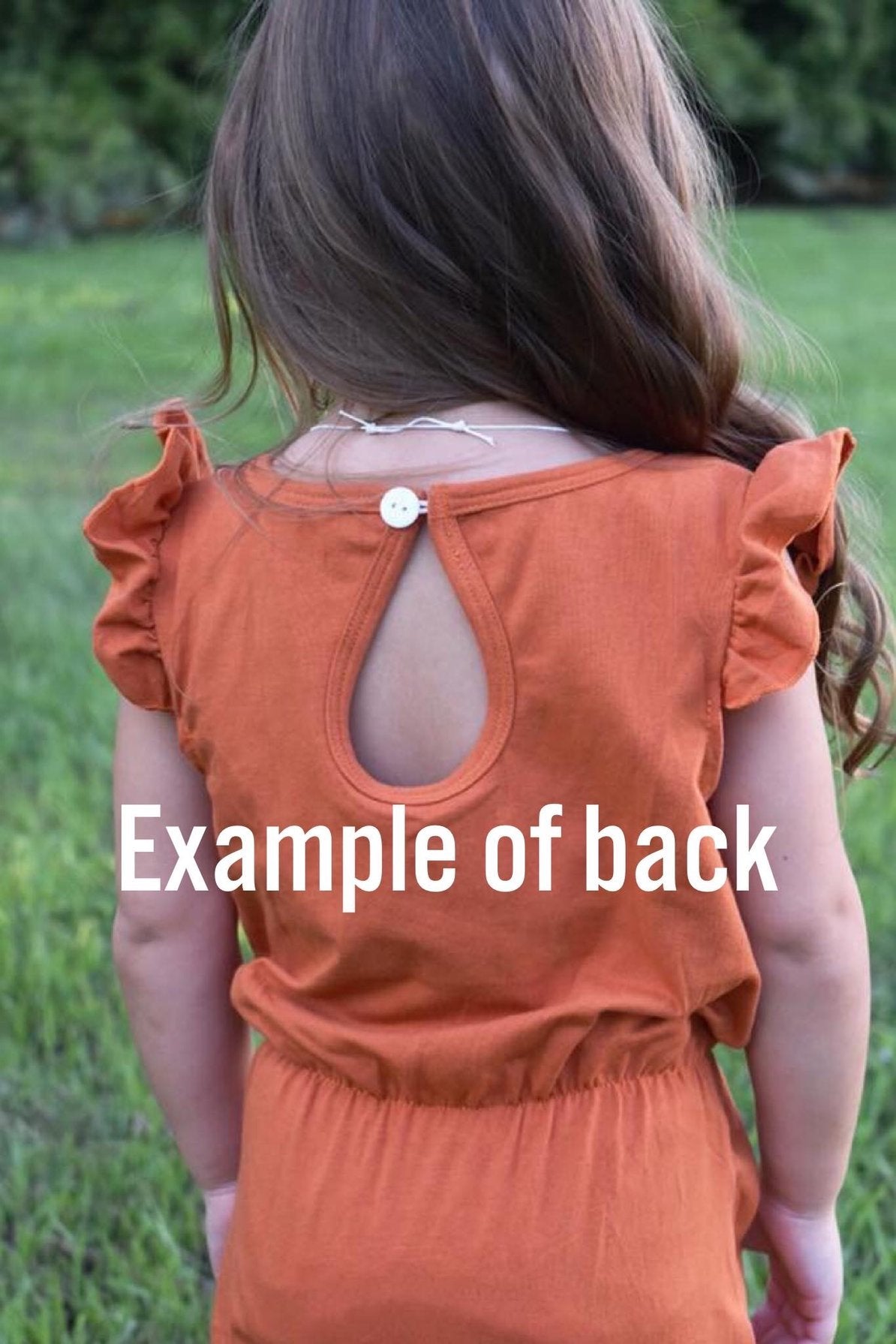 Purple Candy Corn Flutter Jumpsuit