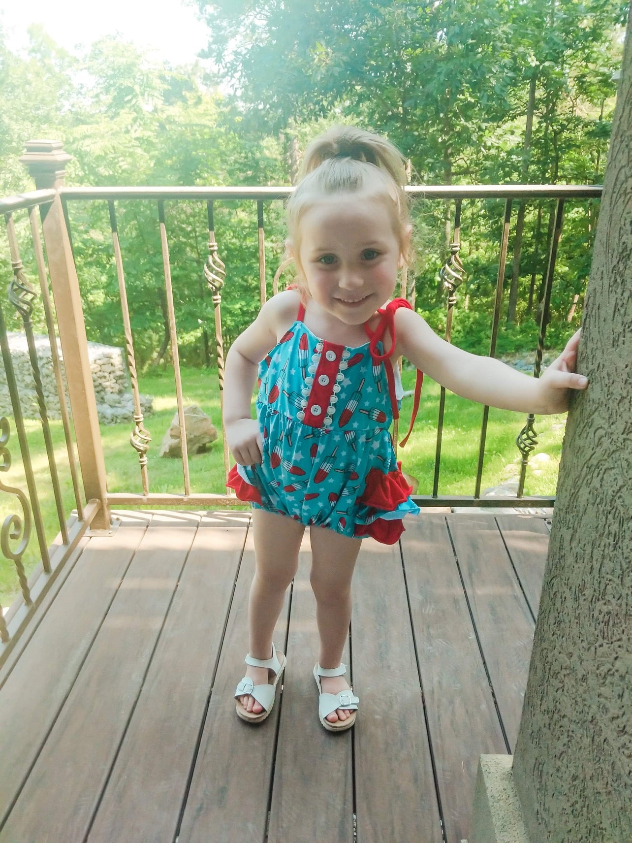 Bomb Pop Ruffle Romper