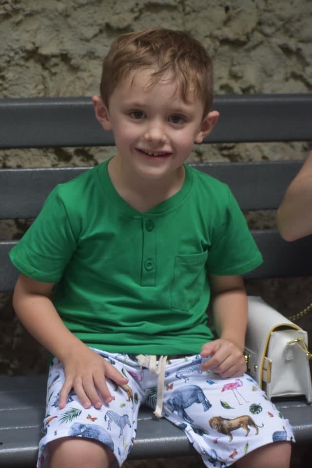 Zoo Safari Henley & Short Set