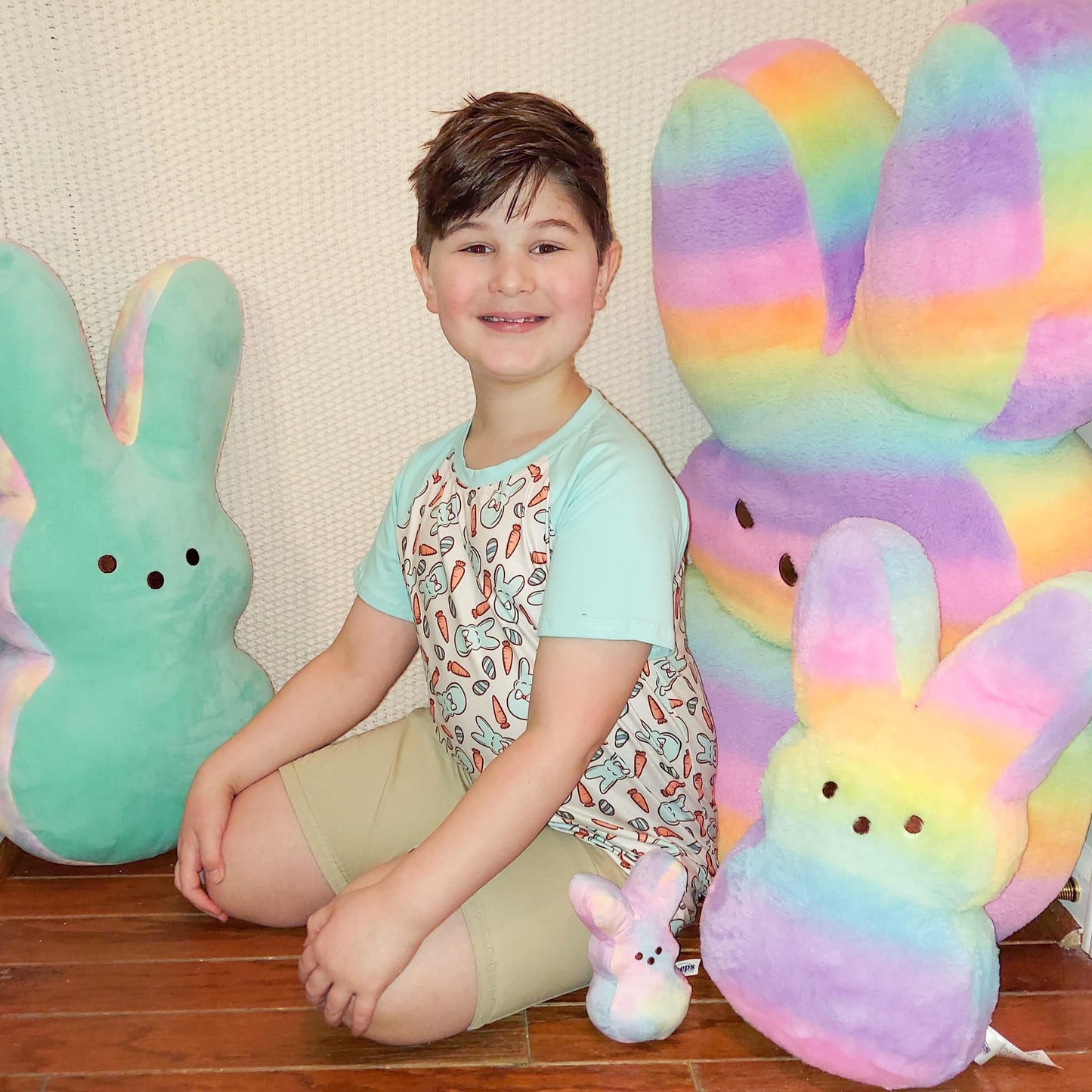 Blue Bunnies Raglan