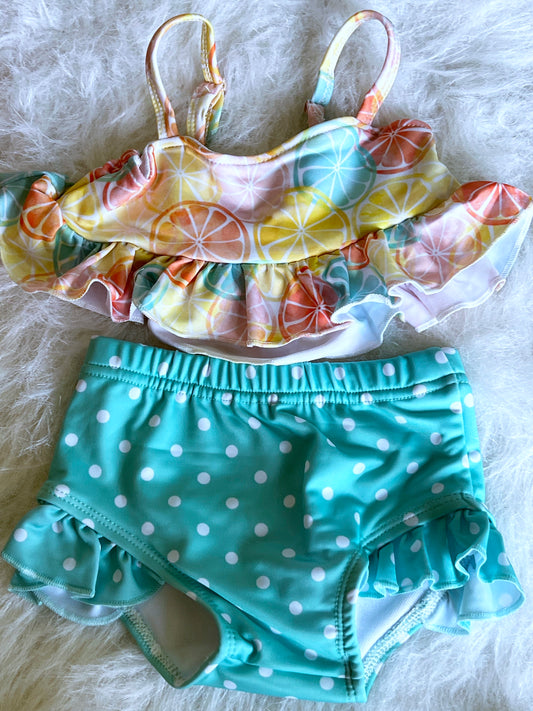 Summer Fruit 2 Piece Swimsuit Set