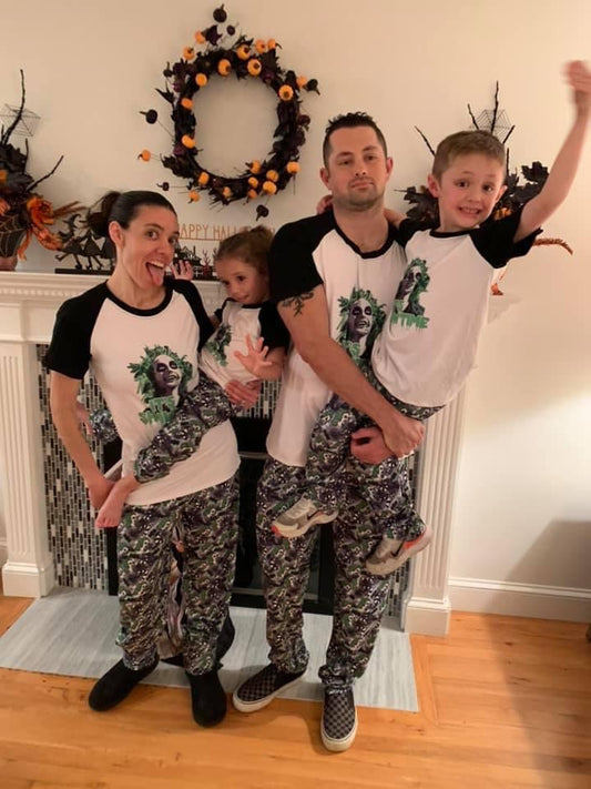 Beetlejuice Adult Graphic Tee and Pajama Set