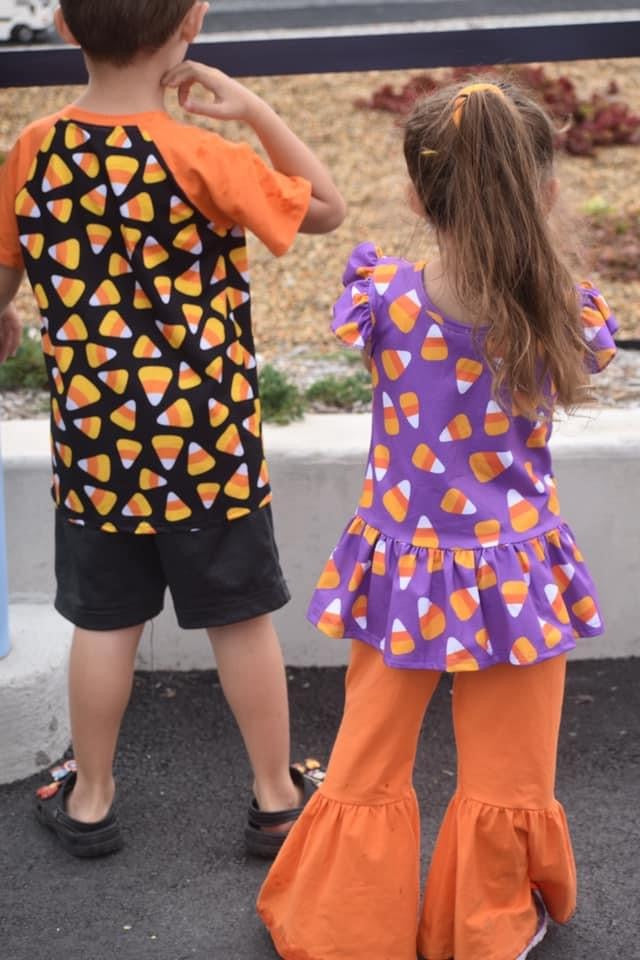 Candy Corn Pocket Raglan