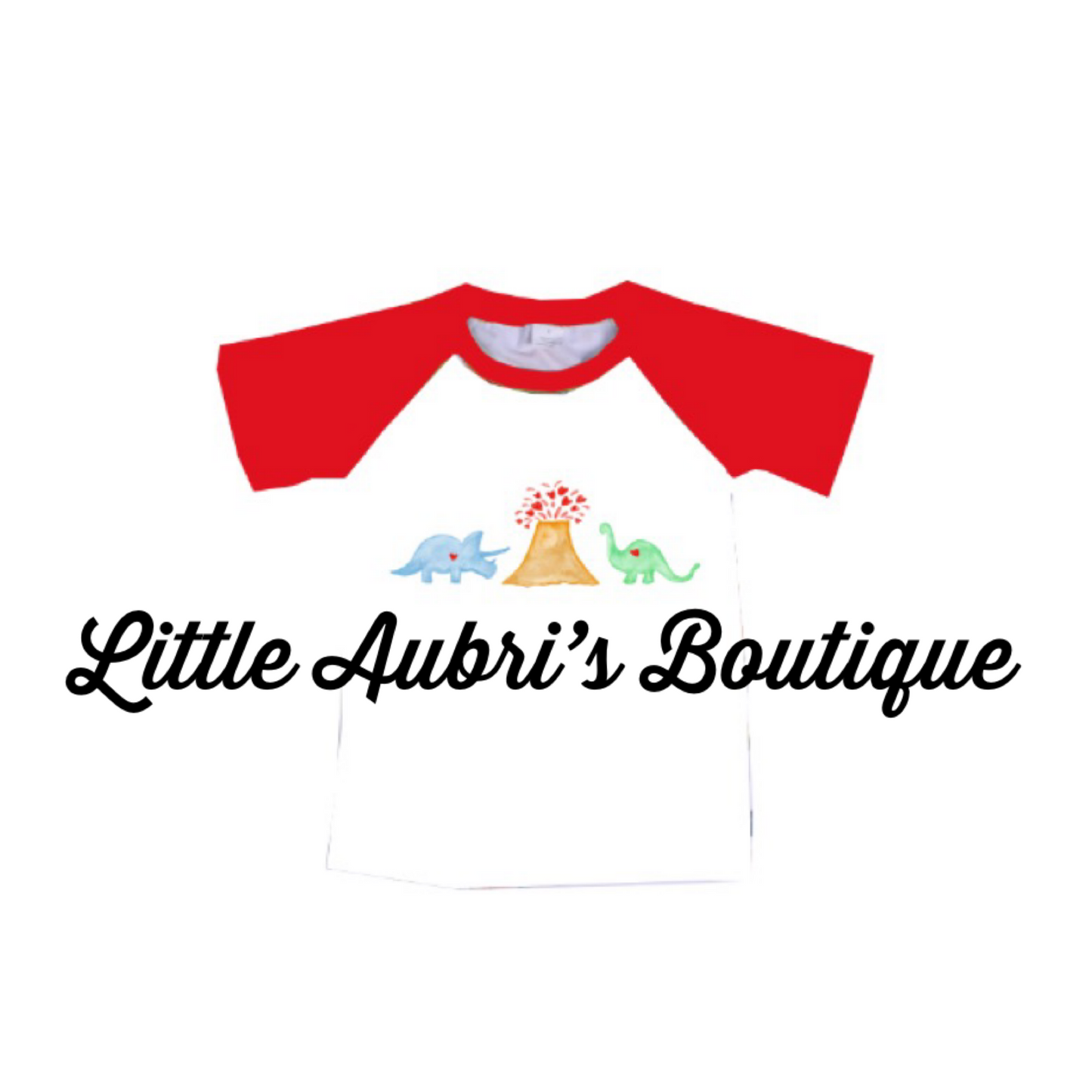 Dino Love Raglan