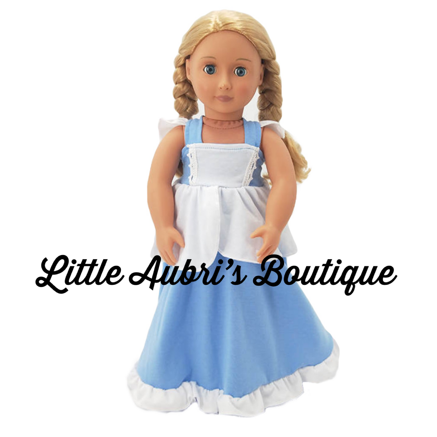 Glass Slipper Princess 18 in. Doll Dress
