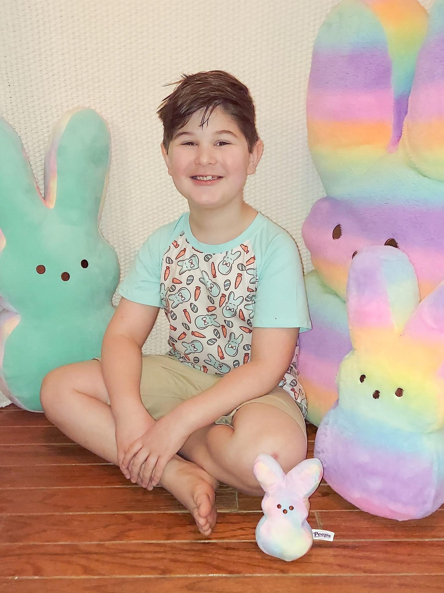 Blue Bunnies Raglan