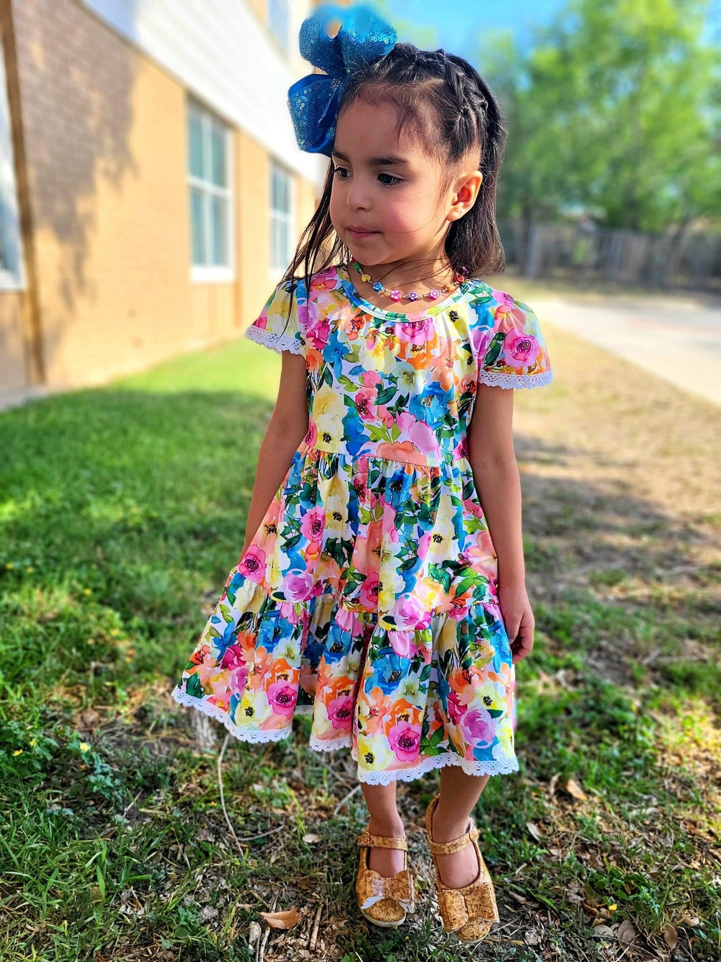 Floral Medley Lace Dress