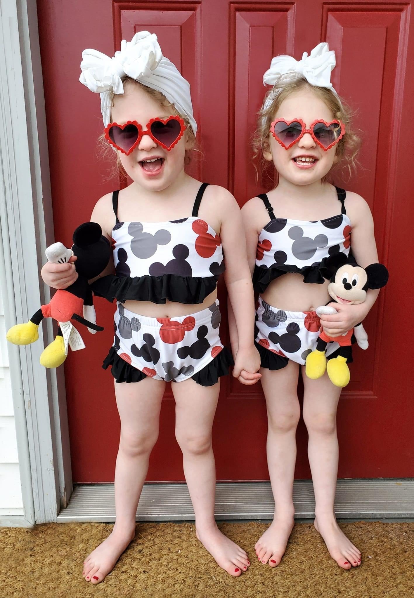 Classic Mouse 2 Piece Swimsuit Set