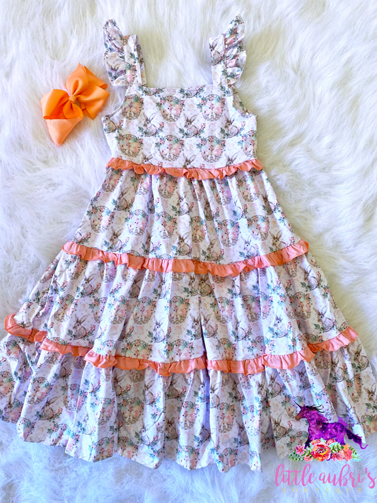 Vintage Bunnies Maxi Dress