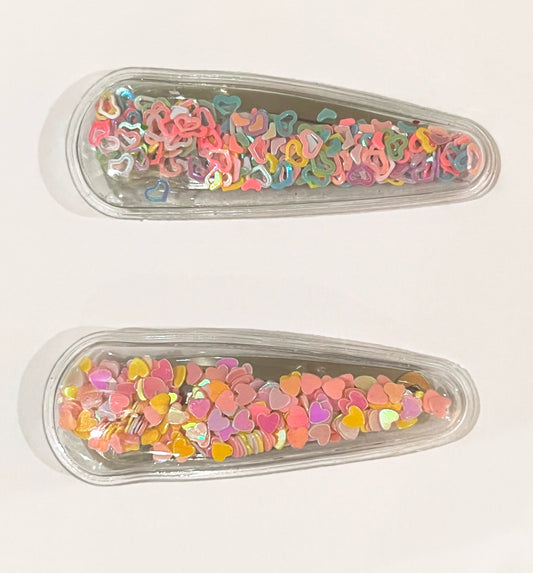 Single Hearts Shaker Clip