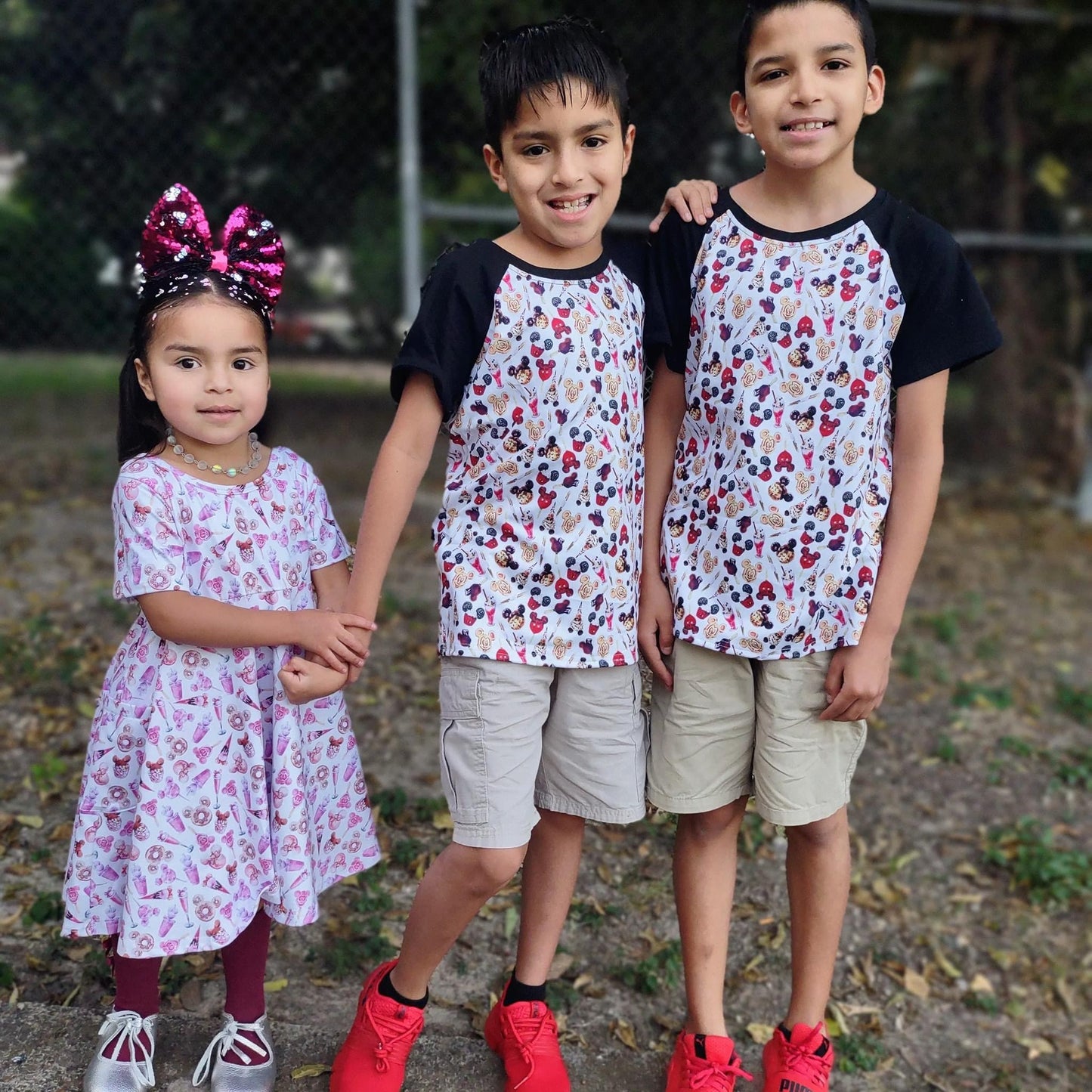 Red Mouse Sweets Raglan