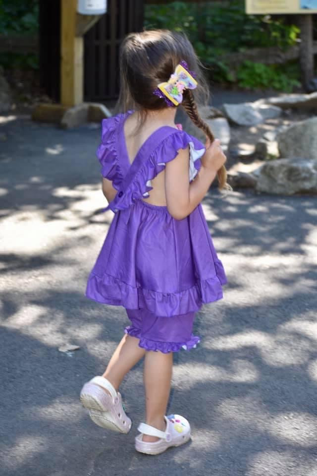Rapunzel Pinafore Tunic & Short Set