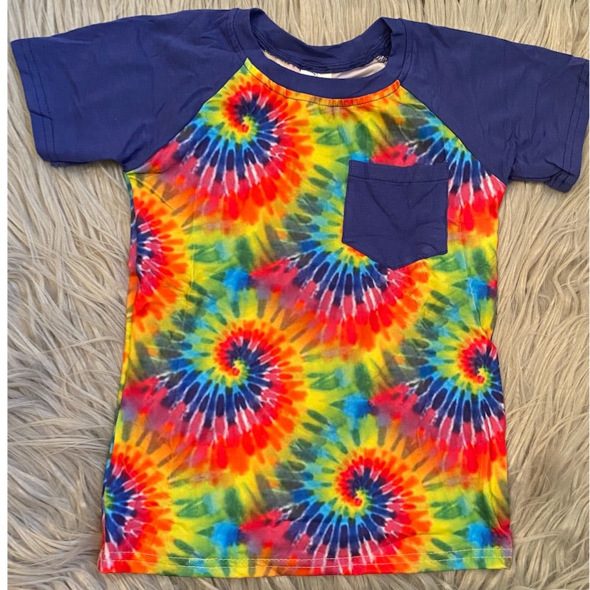 Tie Dye Pocket Raglan