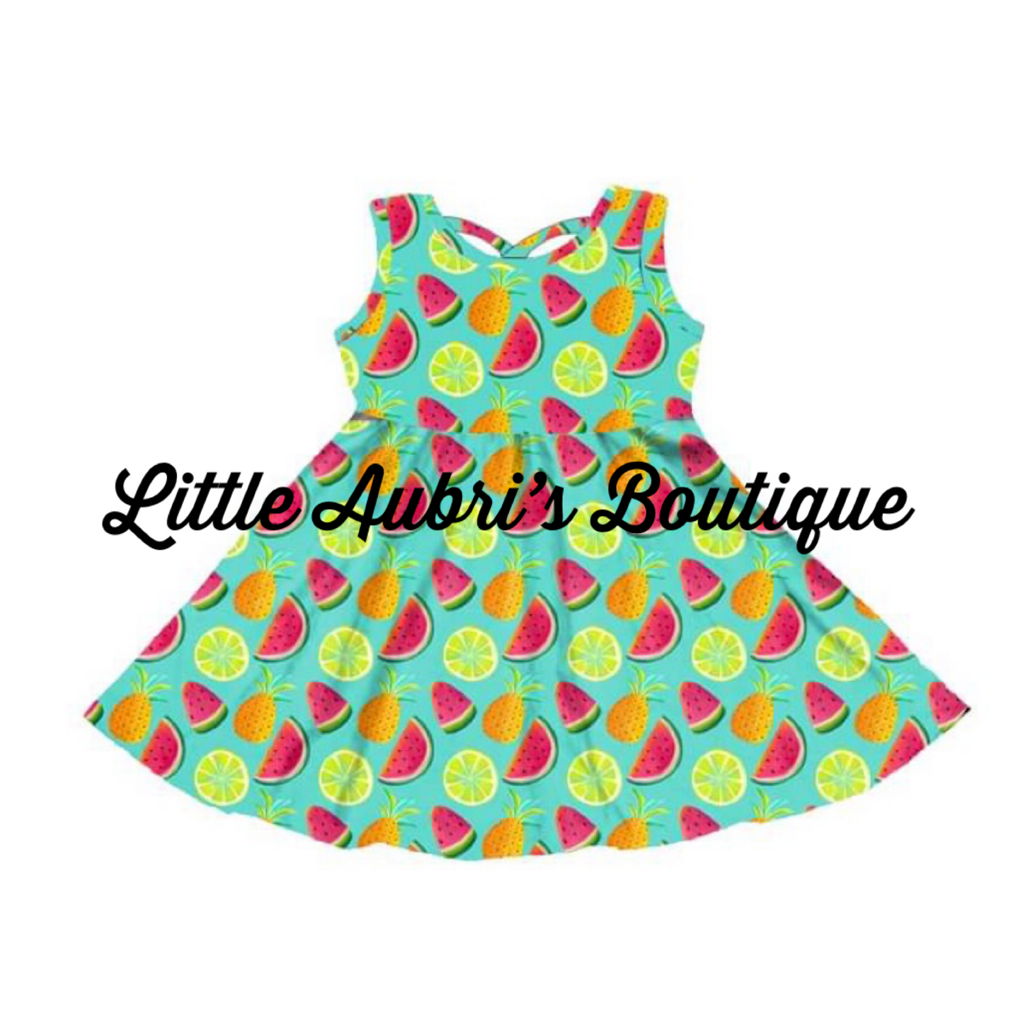 Tutti Frutti Cross Back Dress