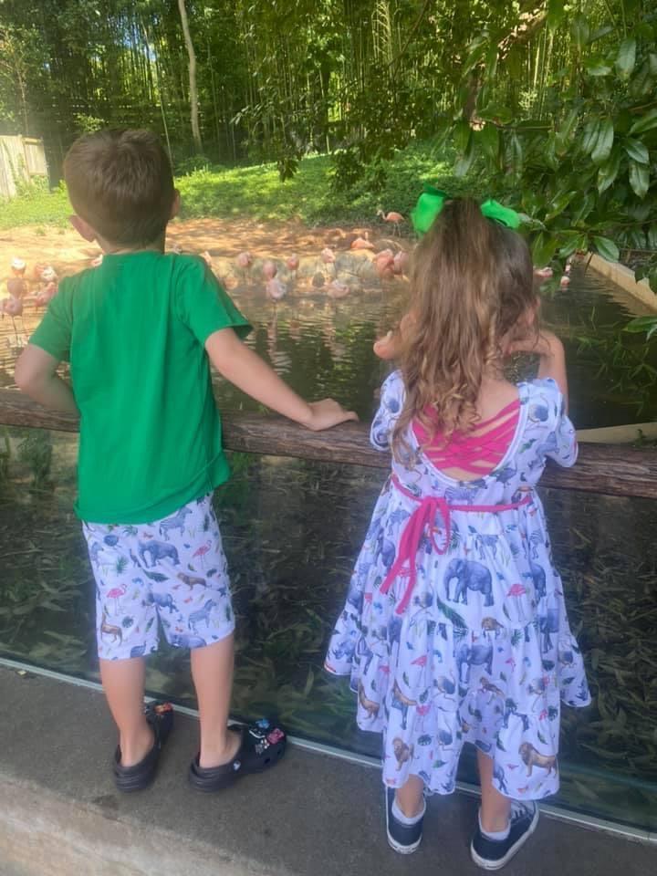 Zoo Safari Henley & Short Set