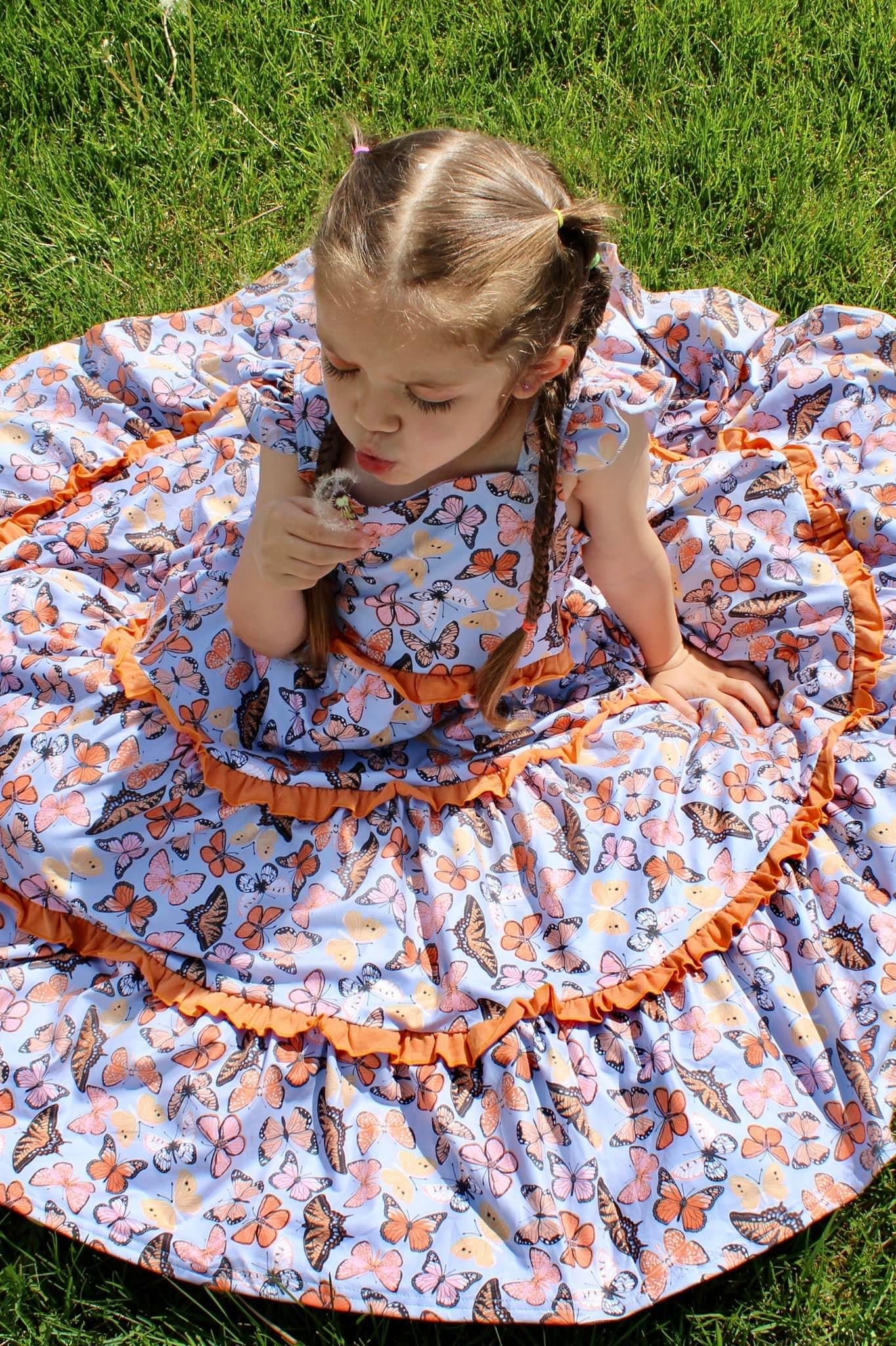 Butterfly Gardens Maxi Dress