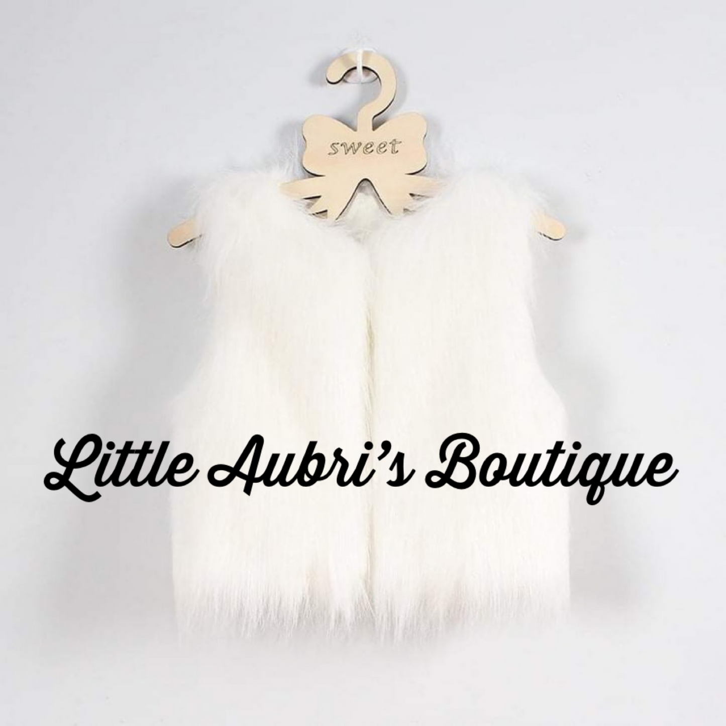White Fur Vest