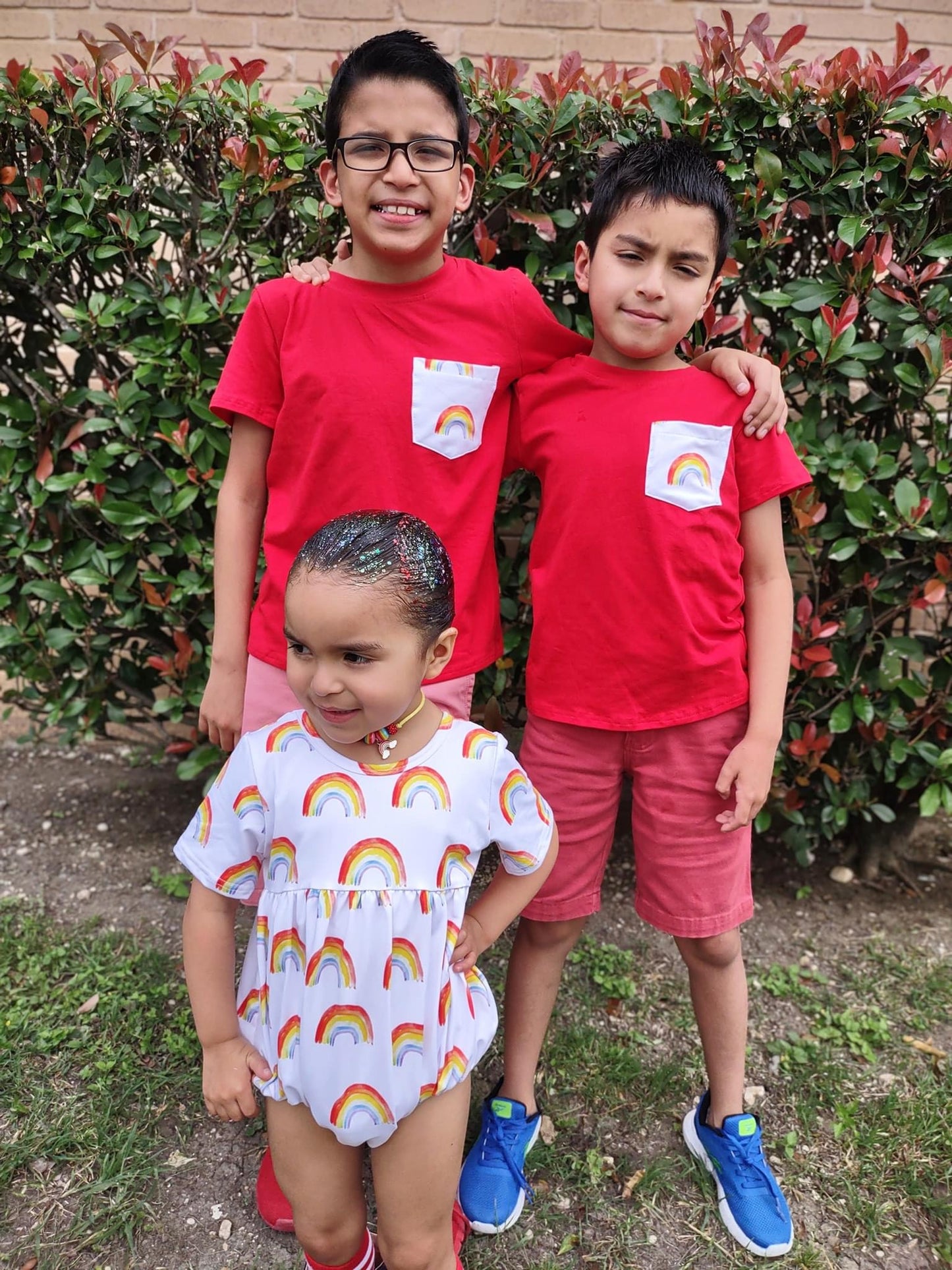 Traditional Rainbow Pocket Tee