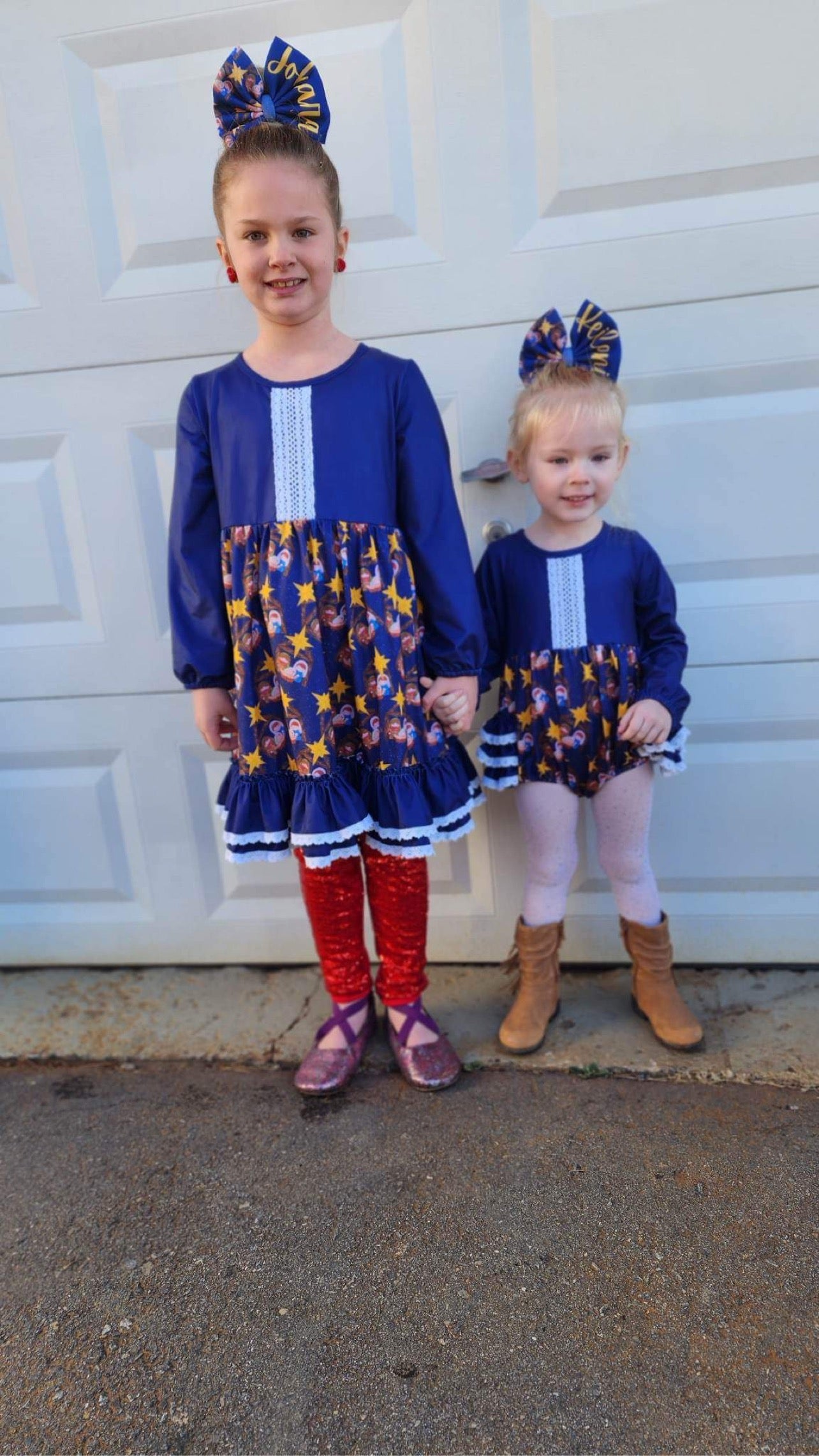 Silent Night Ruffle Lace Romper