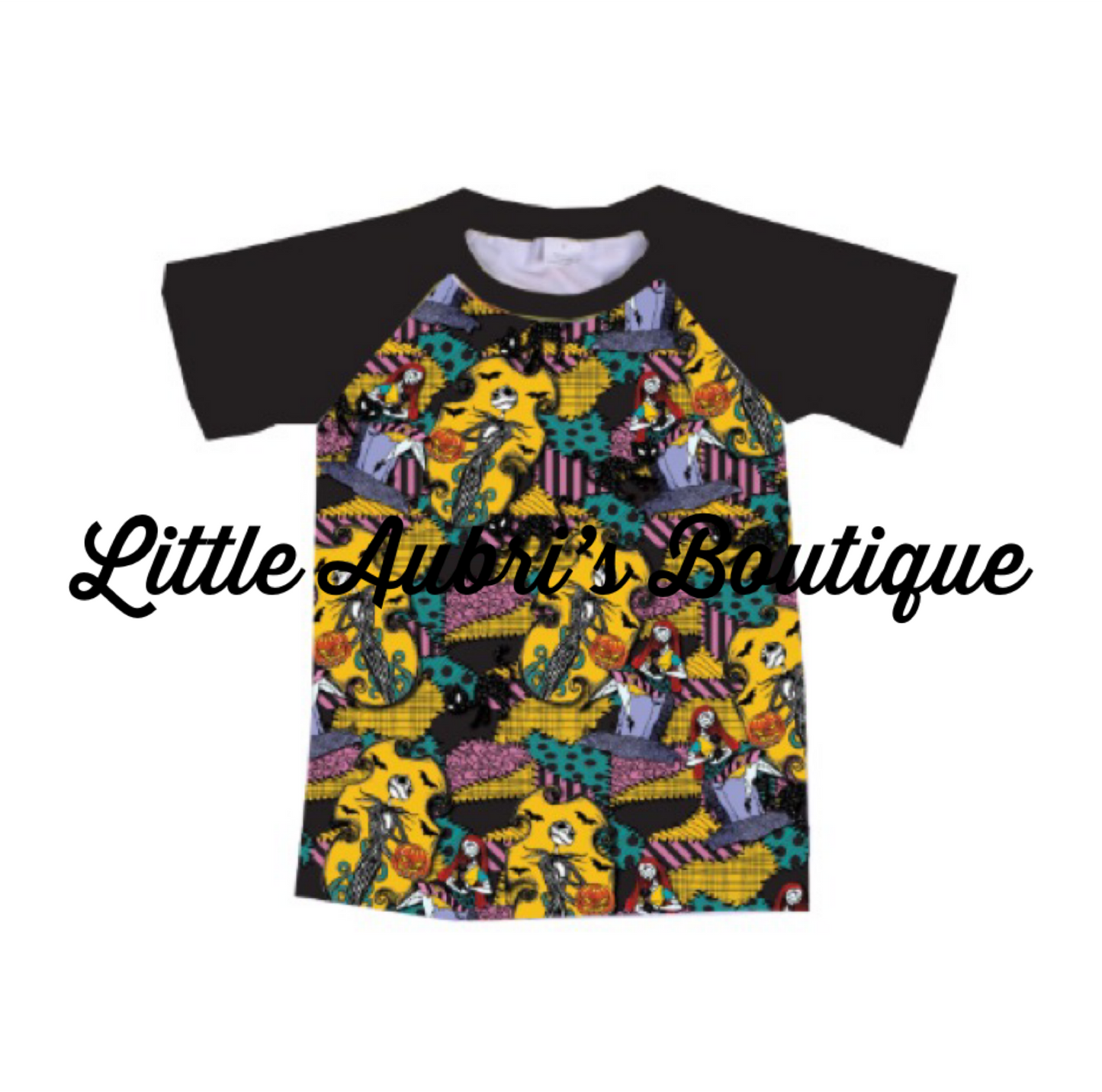 Jack & Sally Adult Raglan (Size down for women)