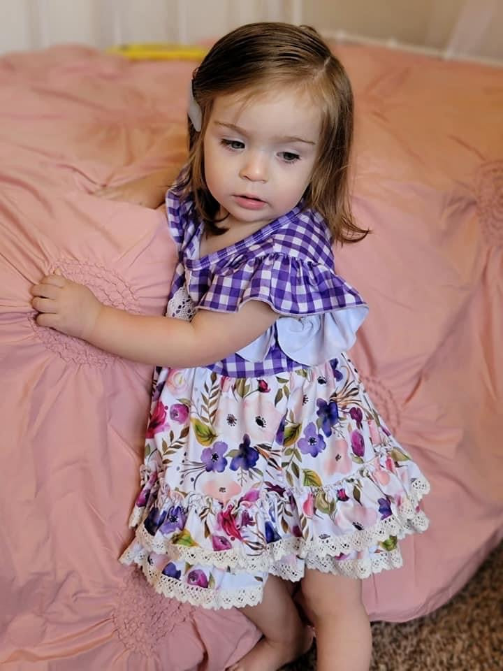 Spring Lace Tunic and Short Set