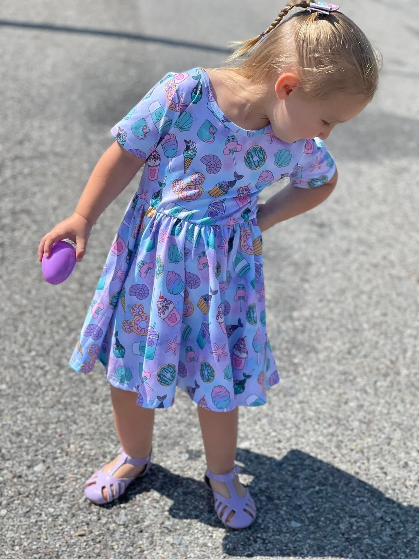 Mermaid Mouse Cross Back Dress