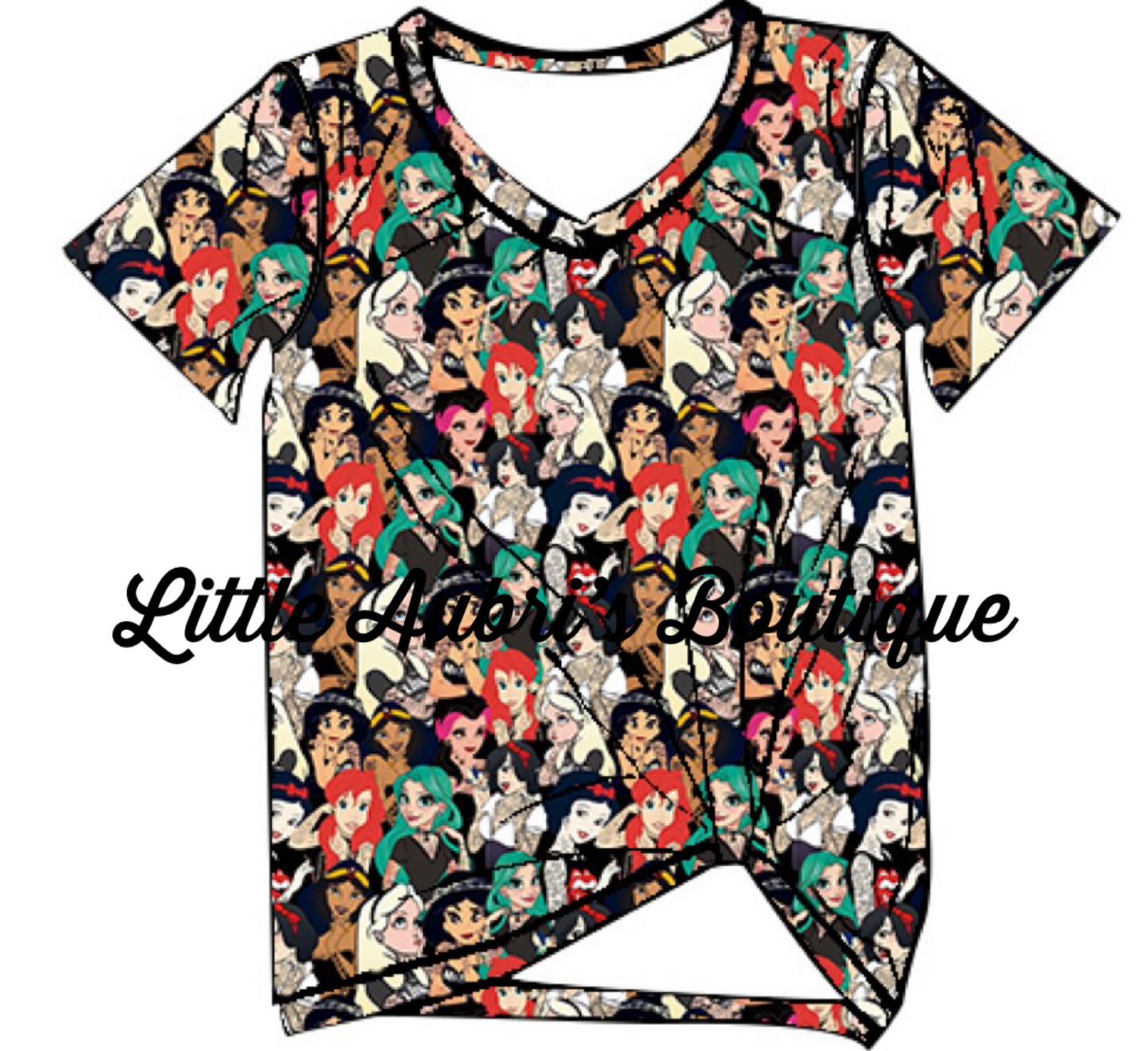 Punk Princess Adult Twisted Knotted Top