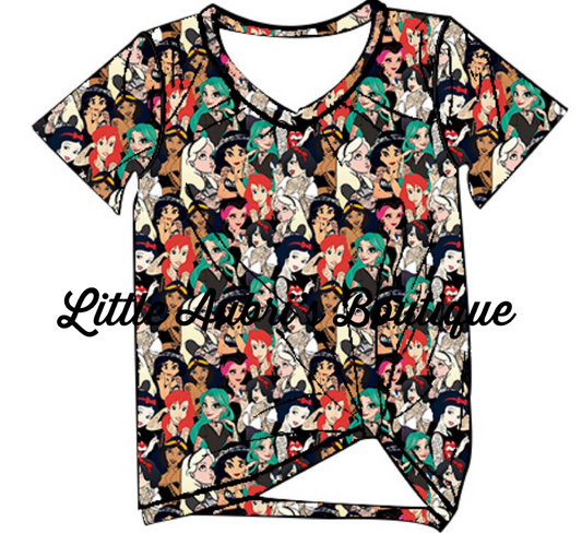 Punk Princess Adult Twisted Knotted Top