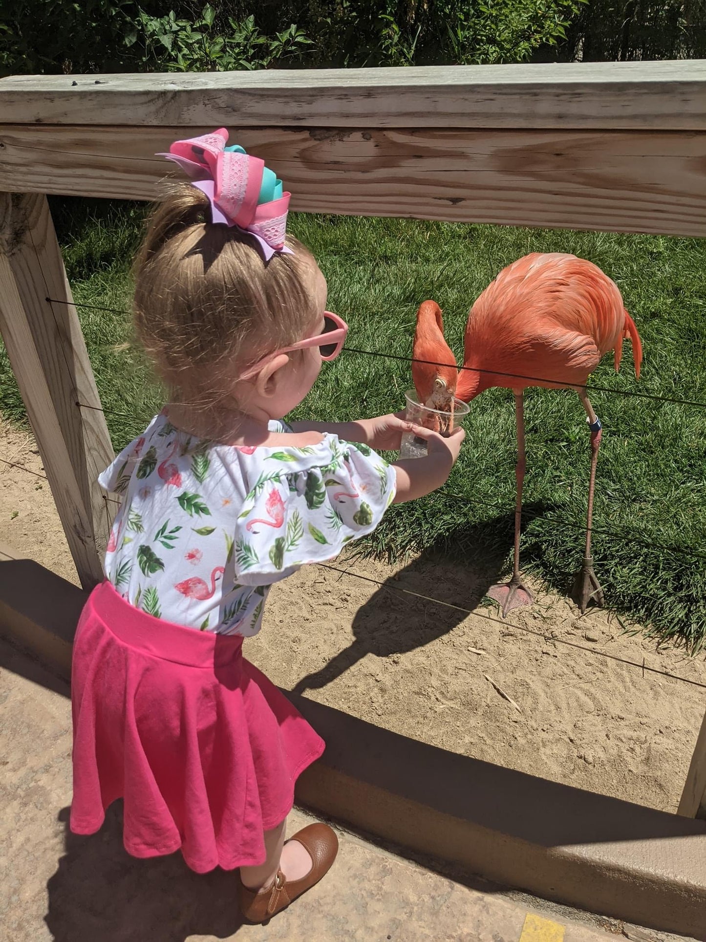 Dark Pink Skirt w/ Built in Shorts