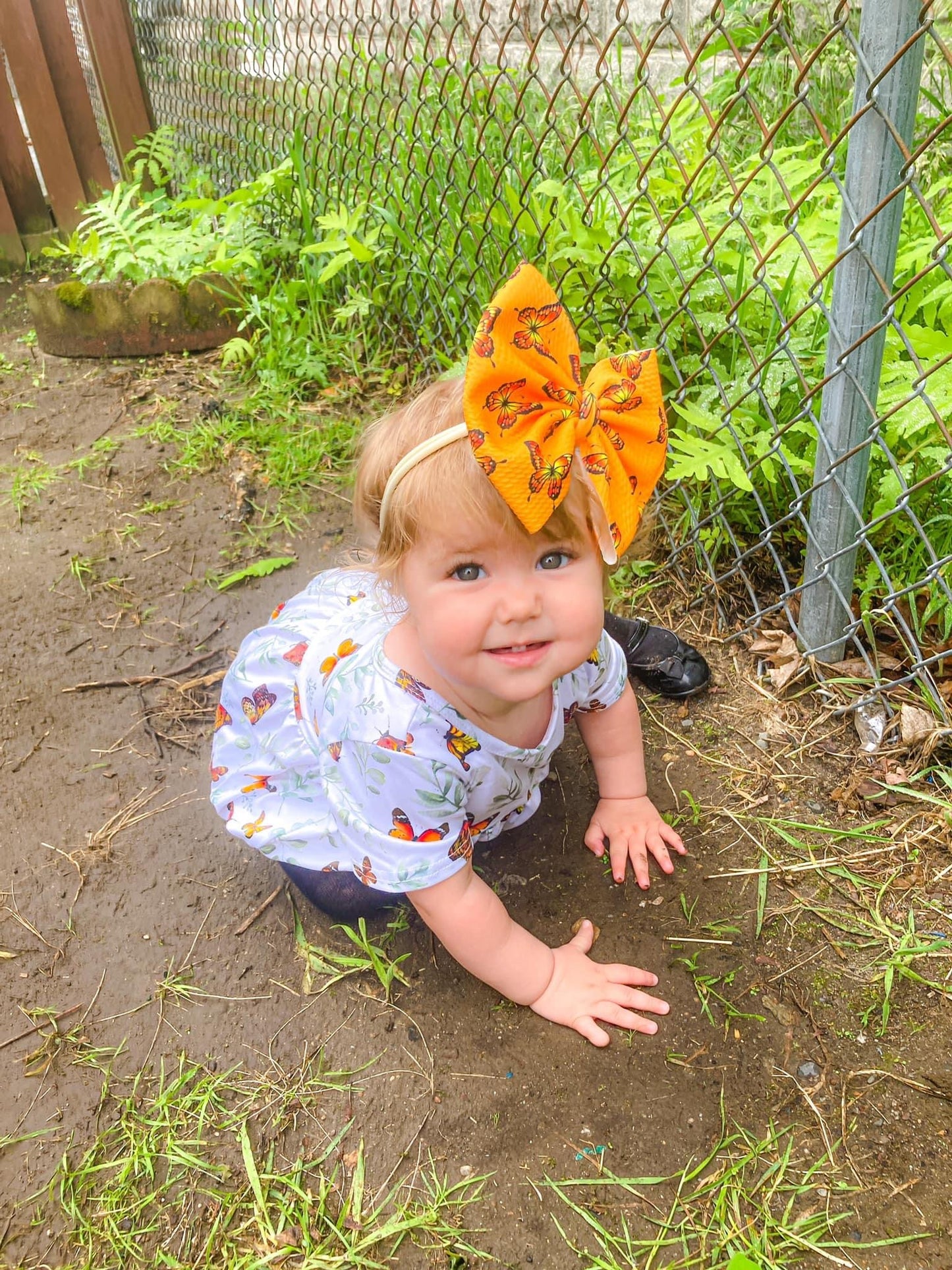 Butterfly Kisses Bubble Romper