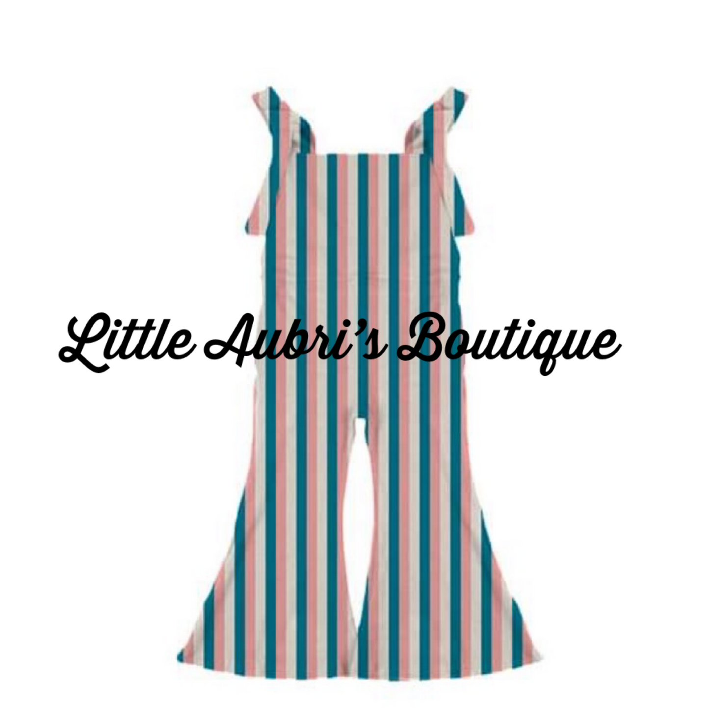 Retro Stripe Jumpsuit