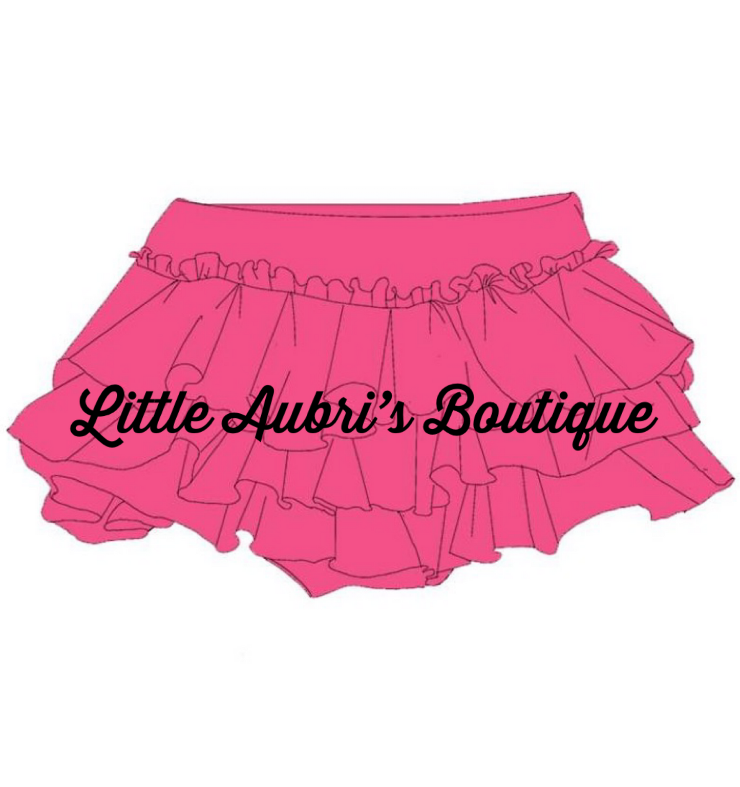 Pink Triple Skirted Bummies