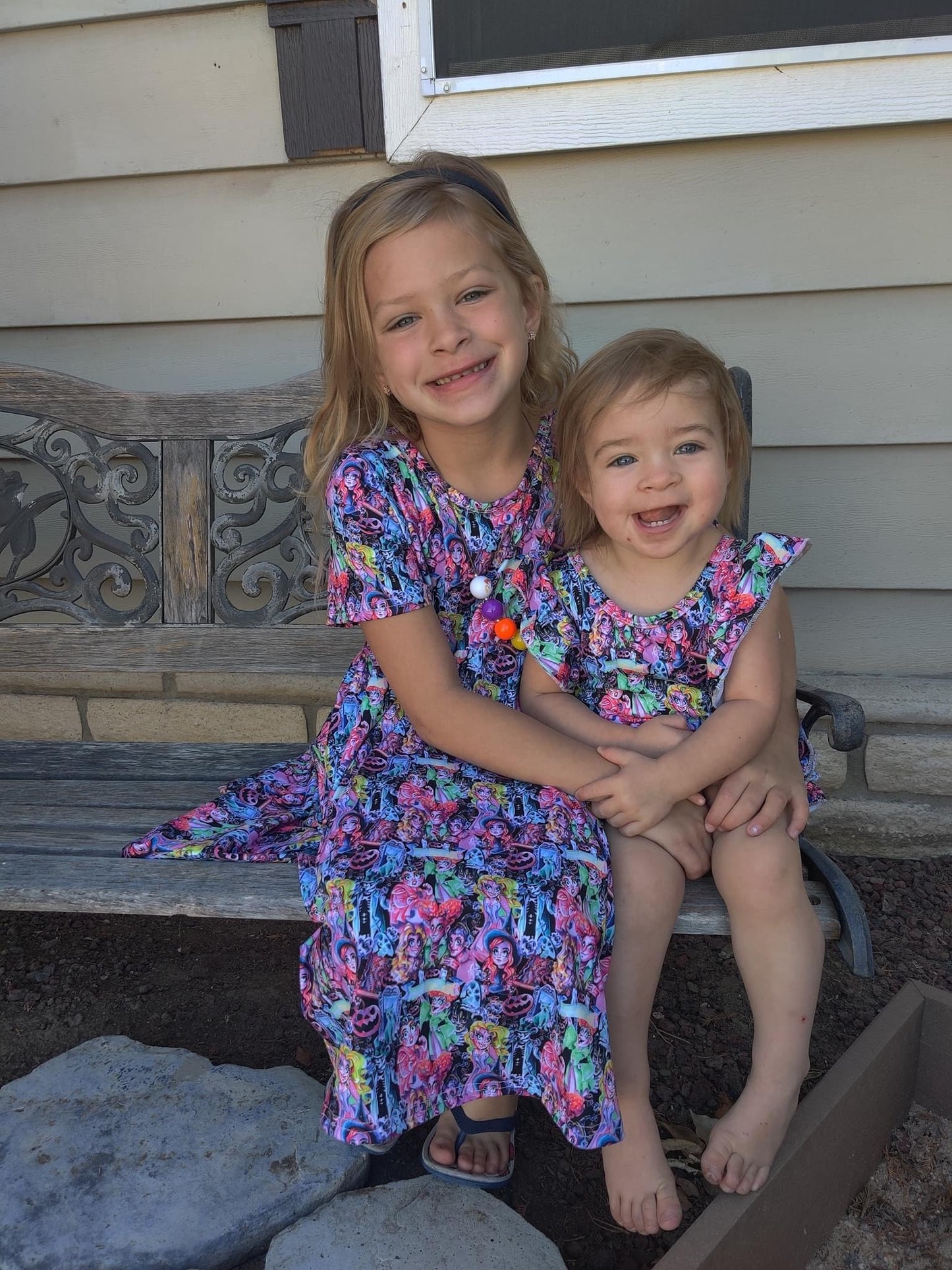 Sanderson Sisters Triple Ruffle Bum Romper