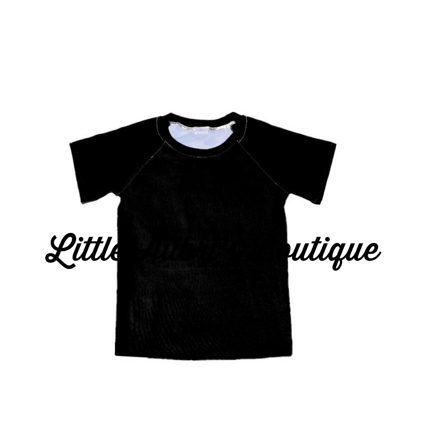 Solid Black Tee