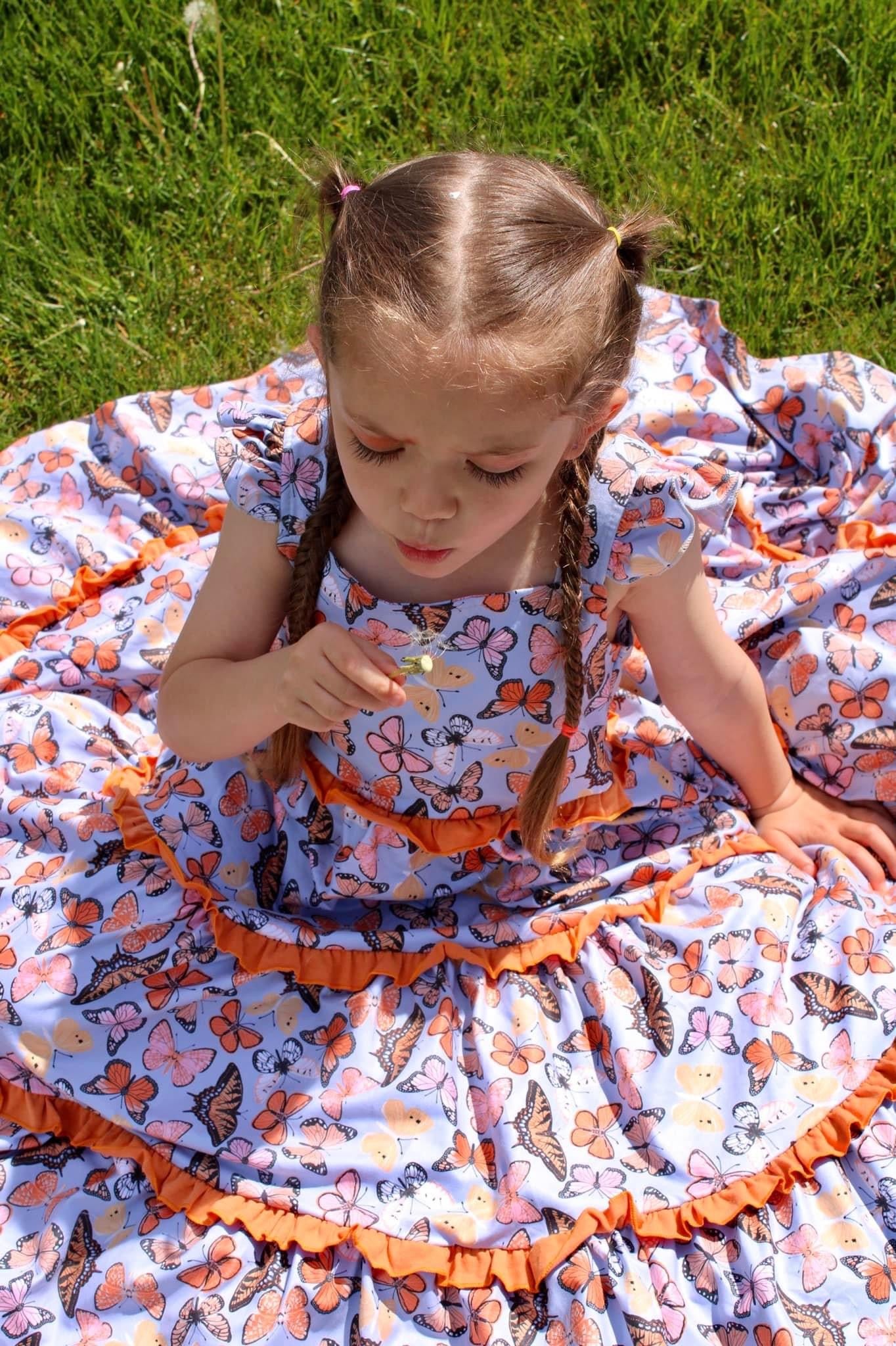 Butterfly Gardens Maxi Dress