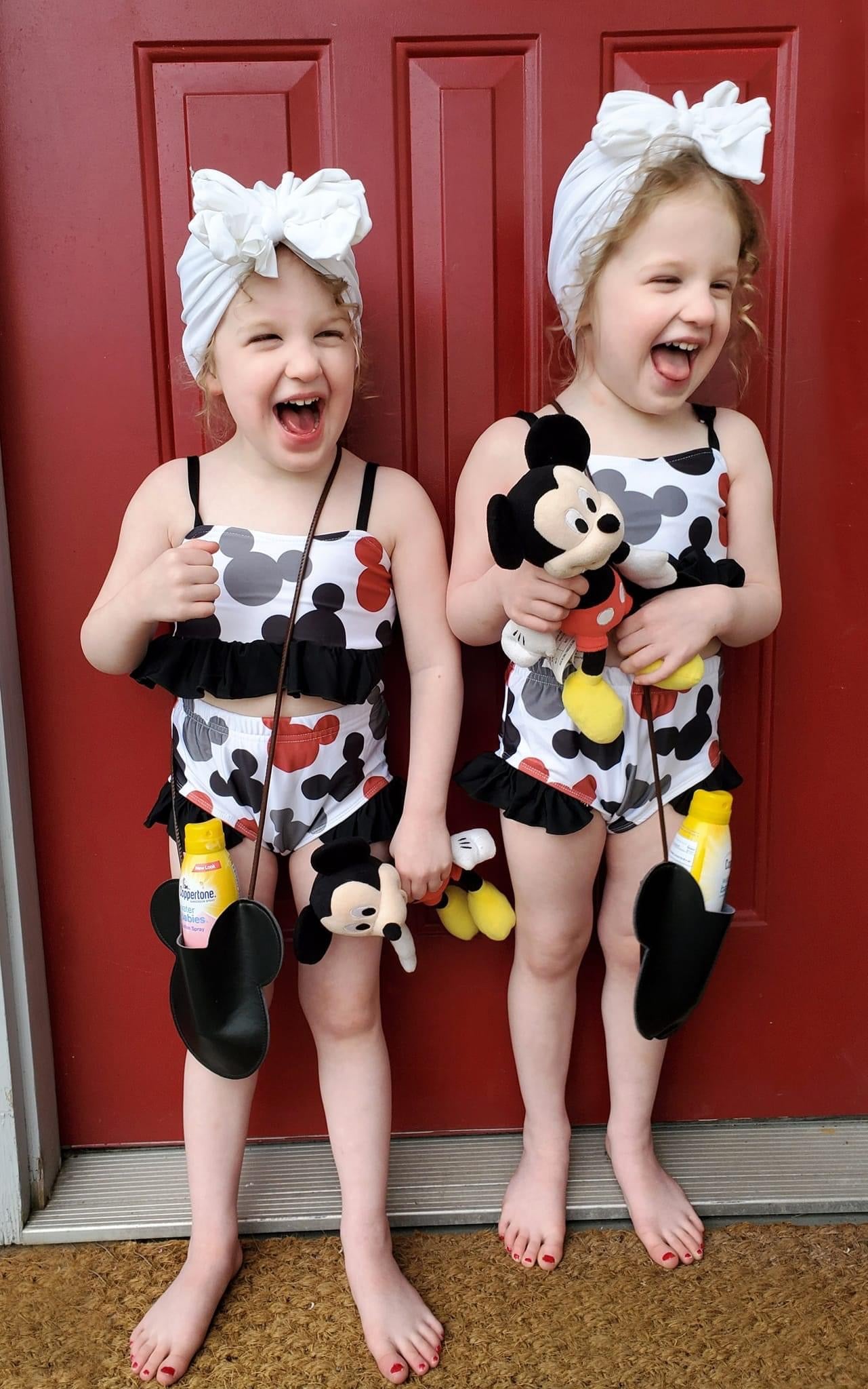 Classic Mouse 2 Piece Swimsuit Set