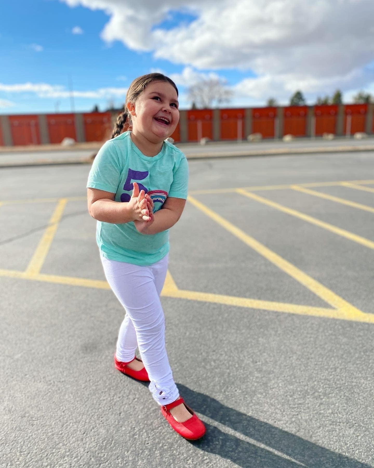 White Ruffle Wooden Button Leggings