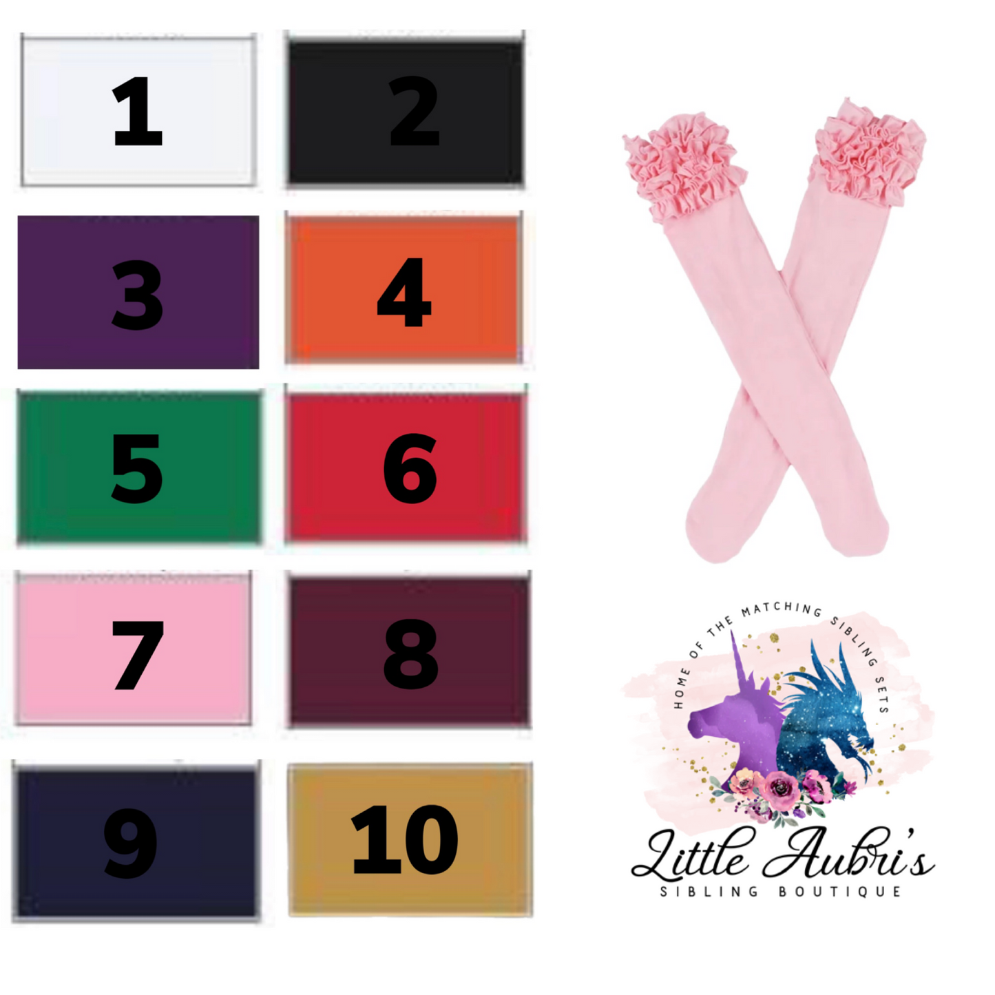 Ruffle Boot Socks (10 colors)