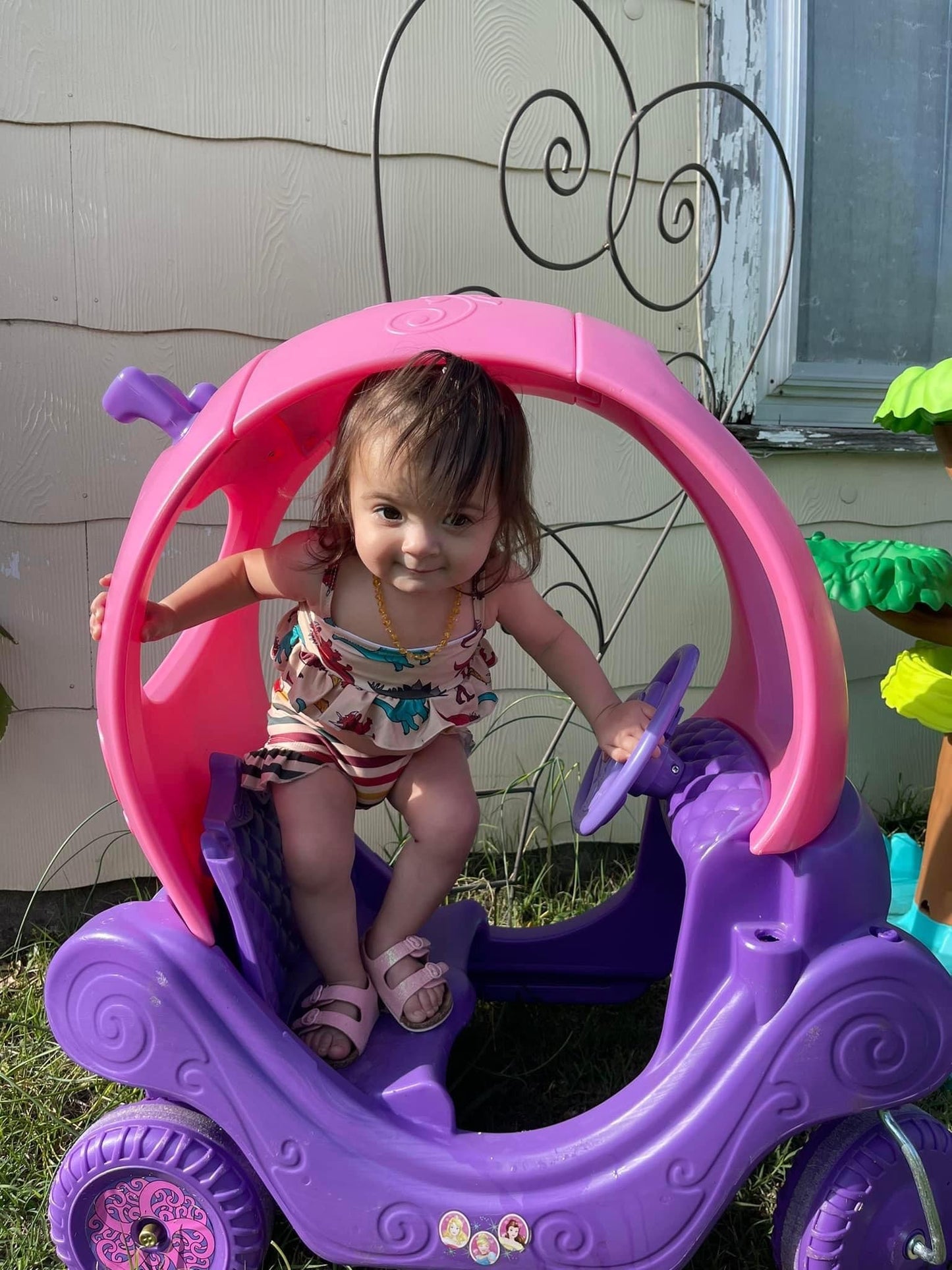 Retro Dino 2 Piece Swimsuit Set