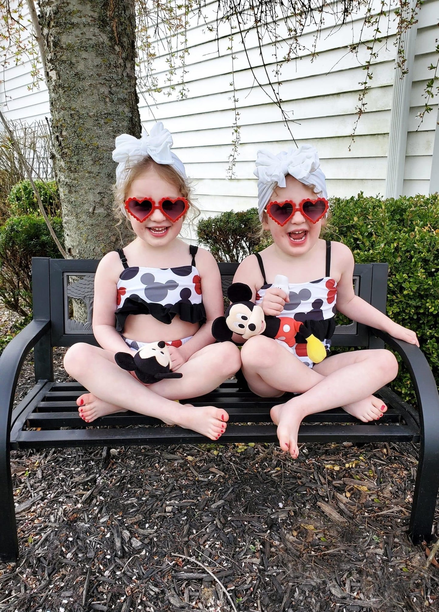 Classic Mouse 2 Piece Swimsuit Set