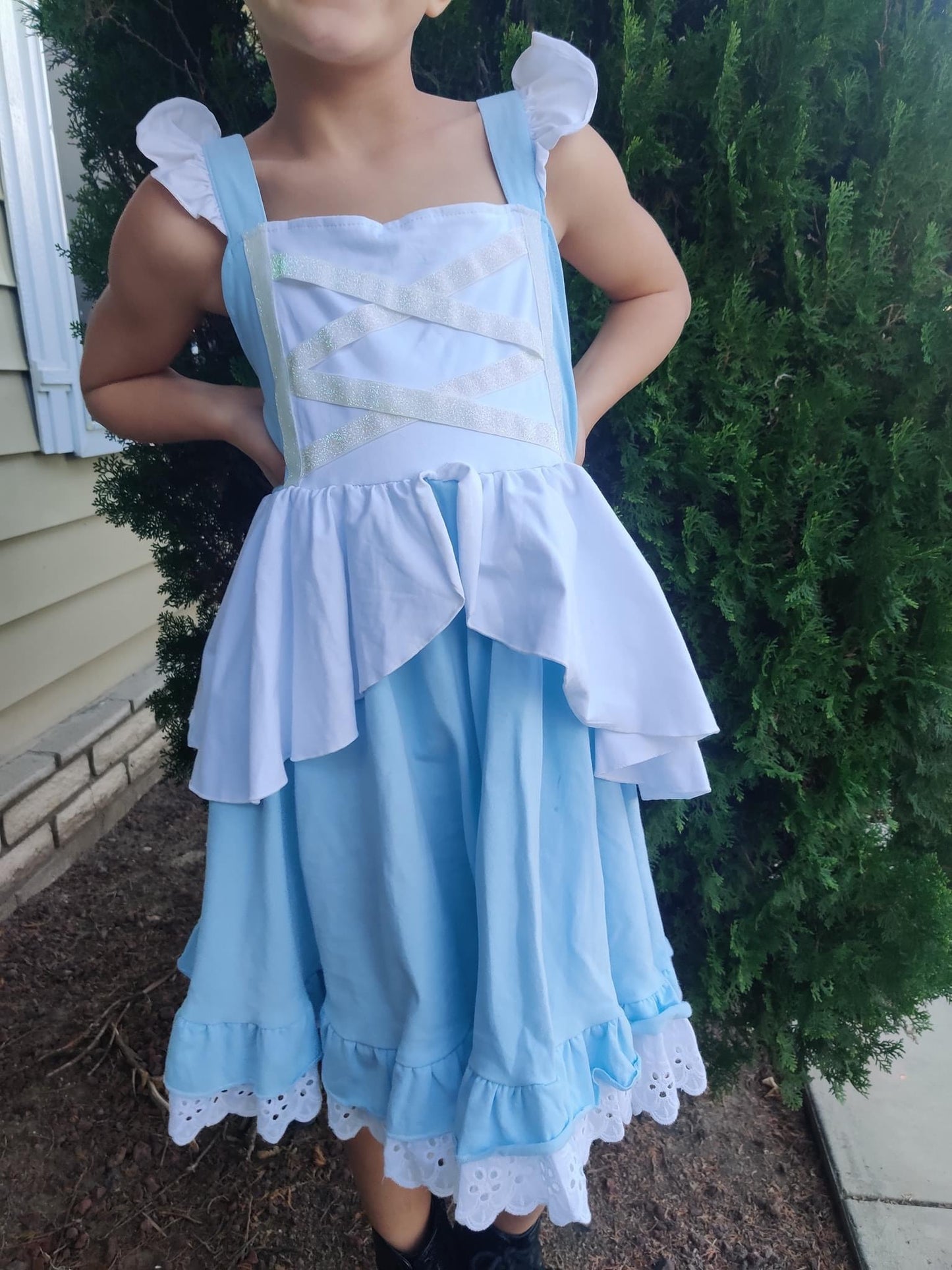 Glass Slipper Princess Ruffle Dress