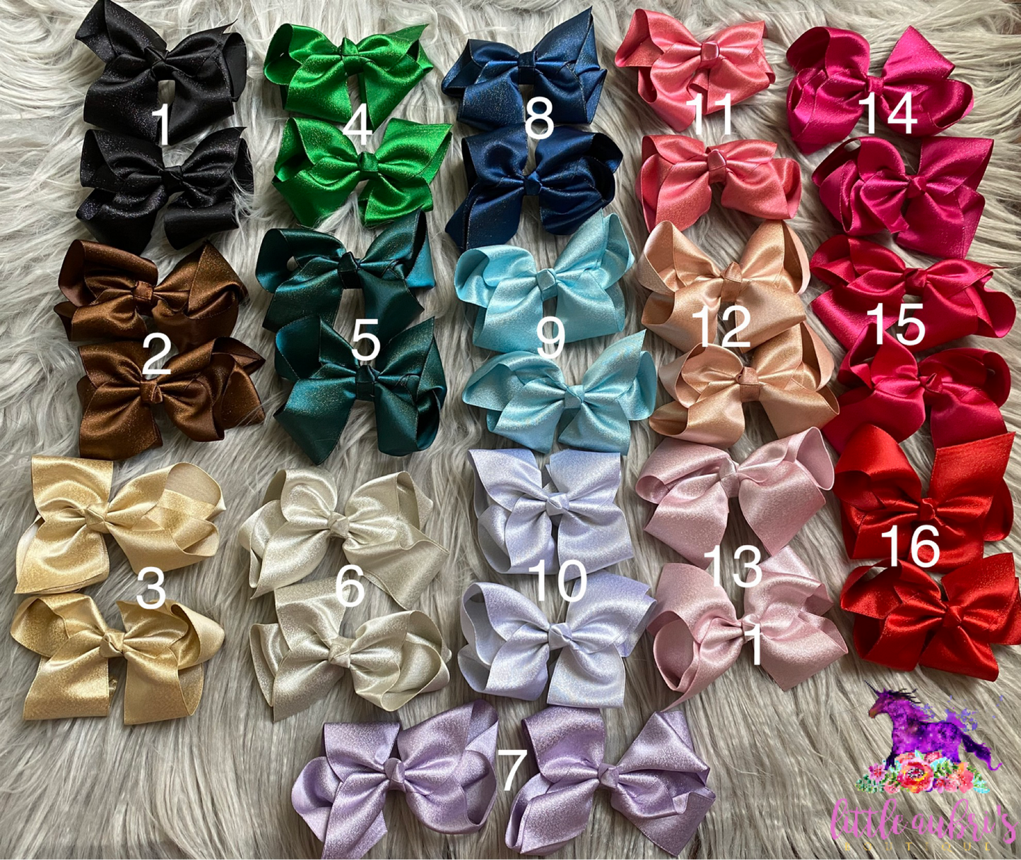 4.5 in. Piggy Set Shimmer Bows (Set of 2)