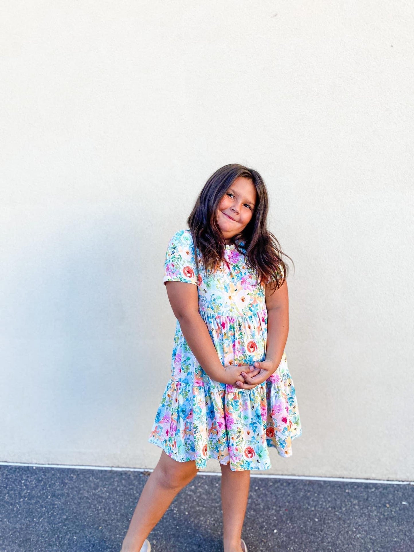Botanical Gardens Triple Tiered Dress