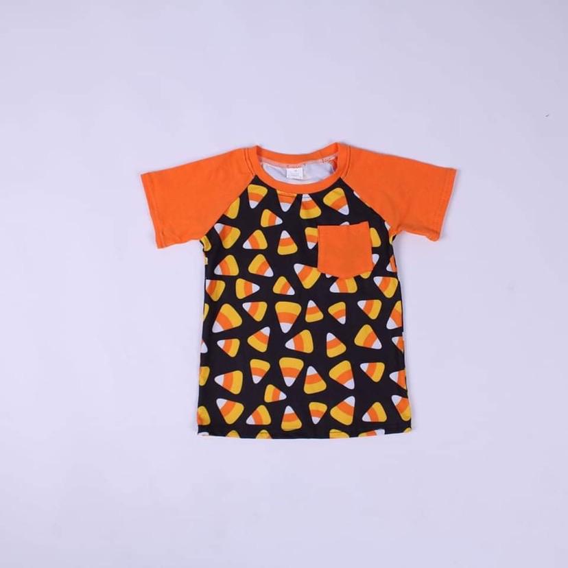 Candy Corn Pocket Raglan