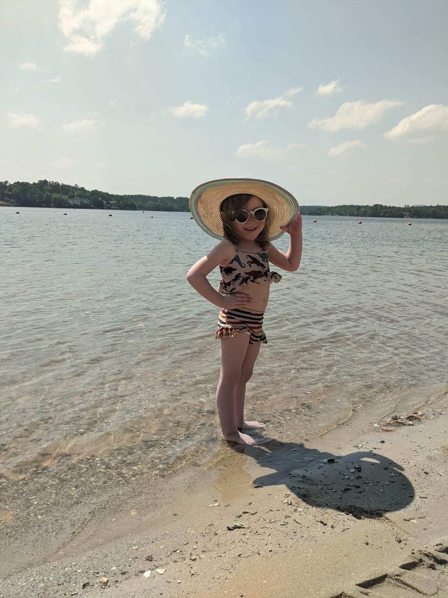 Retro Dino 2 Piece Swimsuit Set