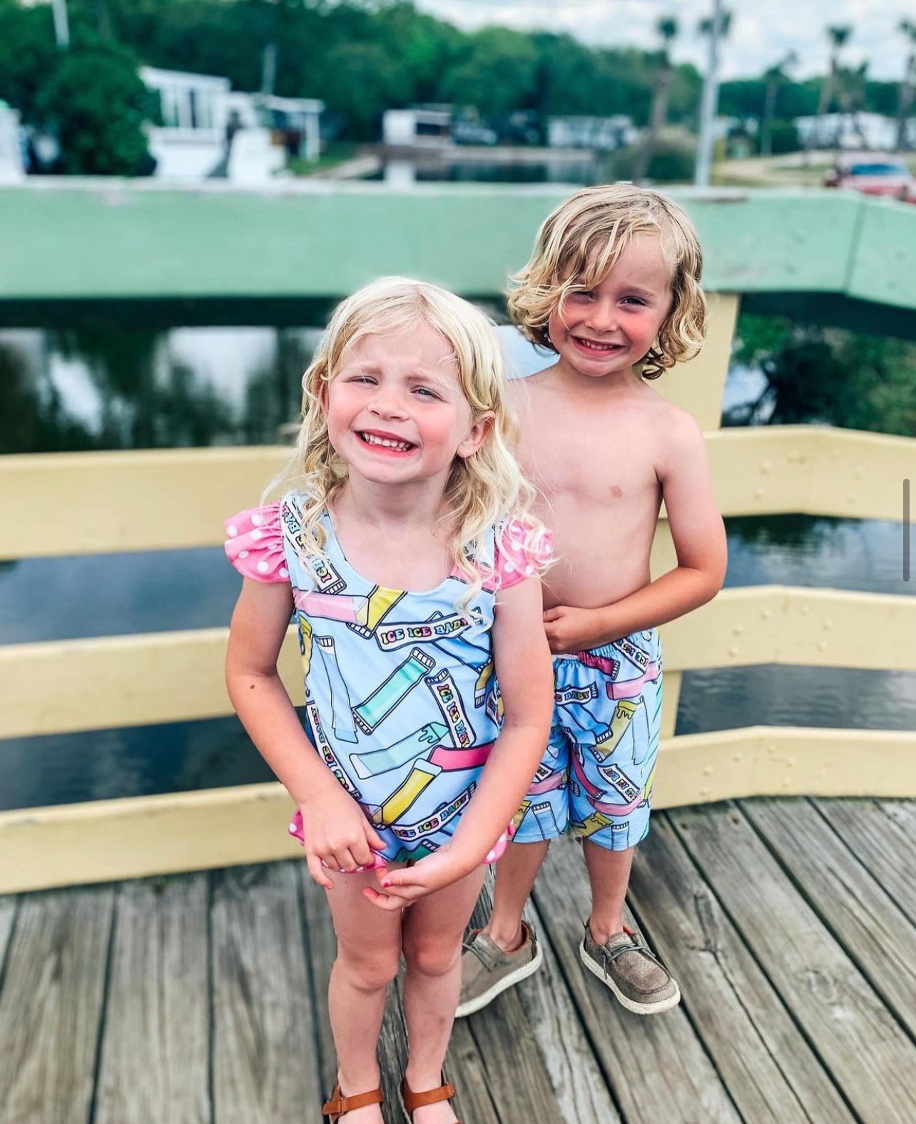 Ice Ice Baby Board Shorts