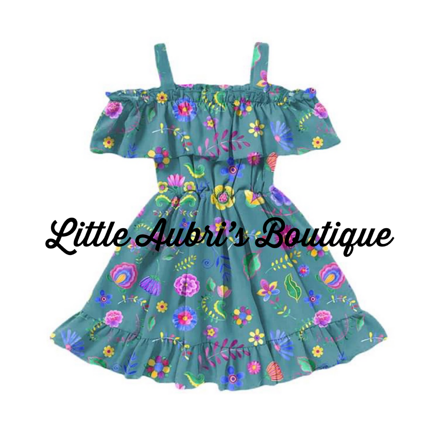 Neon Flower Dress Style 1